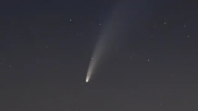 Comet Neowise over Stonehenge, Wiltshire