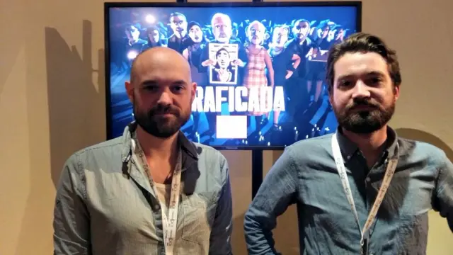 Charlie Newland y Owain Rich, productores de Traficada.