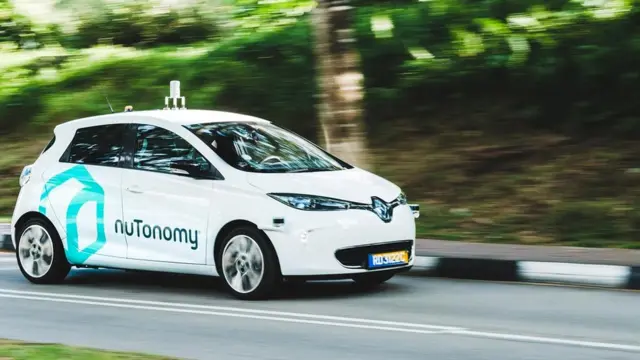 Беспилотный автомобиль-такси Renault Zoe компании NuTonomy