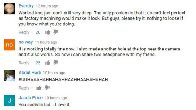 captura de pantalla de Youtube