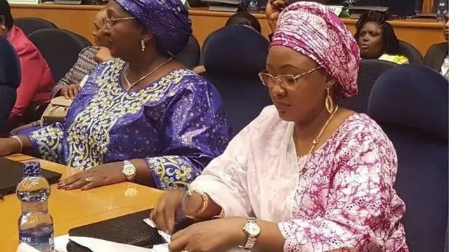 Aisha Buhari nibi eto kan