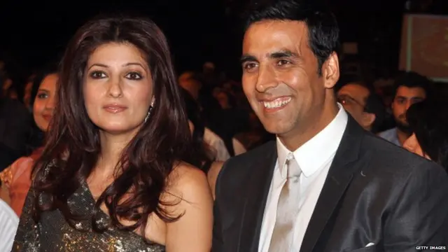 ट्विंकल खन्ना, अक्षय कुमार, मल्लिका दुआ