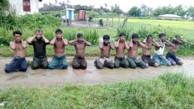 အင်းဒင်ရွာမှာ သတ်ဖြတ်ခဲ့ရတဲ့ မွတ်ဆလင်ရွာသားများ