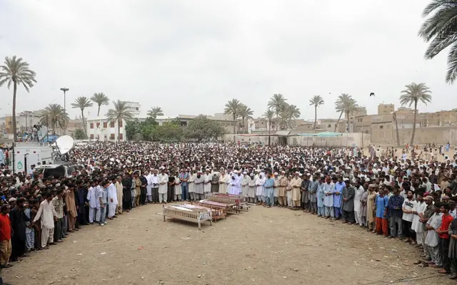 رحمان بلوچ کا جنازہ