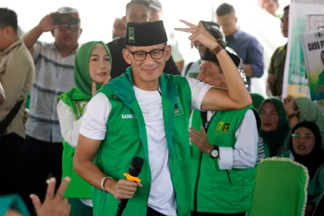 Sandiaga Uno berkampanye di Gorontalo.