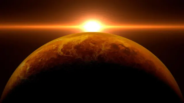 Ilustrasi planet Venus.