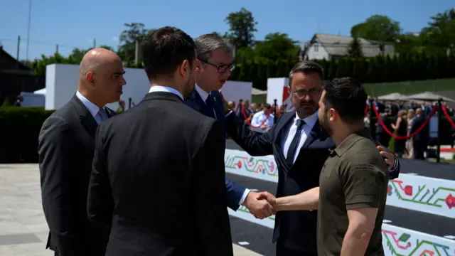Aleksandar Vučić i Vladimir Zelenski u Kišinjevu u junu 2023.