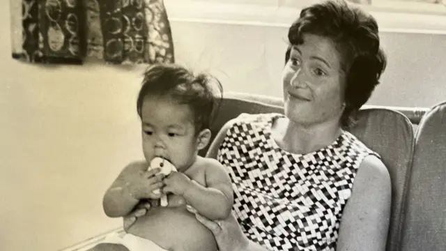 Matthew Pritchard with his mother, Jacquie