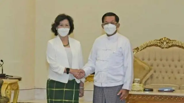 ကုလအထူးကိုယ်စားလှယ် စစ်ကောင်စီ ခေါင်းဆောင်နဲ့တွေ့ဆုံ