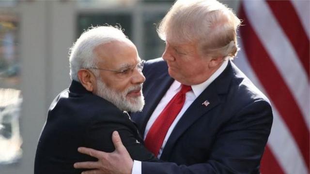 特朗普说，他与印度总理莫迪讨论了南亚国家与中国的边境紧张局势，“莫迪对中国的情况感觉不好。”