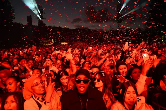 Foto do público durante o festivalmúsica Way Out West2023