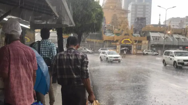 Yangon, Rainy day