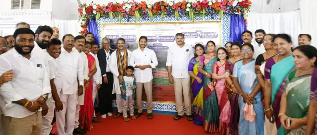 సీఎం జగన్ శంకుస్థాపన