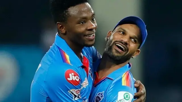 రబడ, శిఖర్ ధవన్