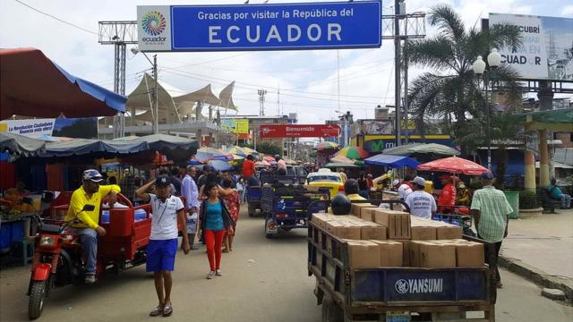 Cruce oficial entre Ecuador y Perú