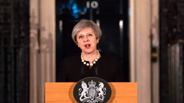 Theresa May, primera ministra británica.