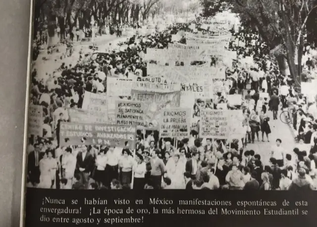 Manifestaciones de estudiantes.