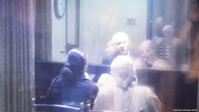 kulbhushan Jadhav meets his family