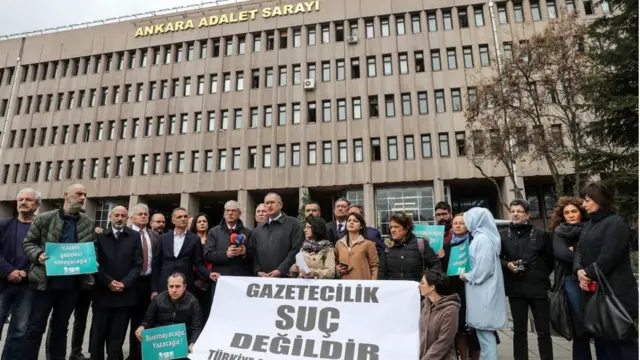 Türkiye Gazeteciler Sendikası 'Odatv iddianamesi' sanıkları için 10 Mart'ta bir basın açıklaması yaptı