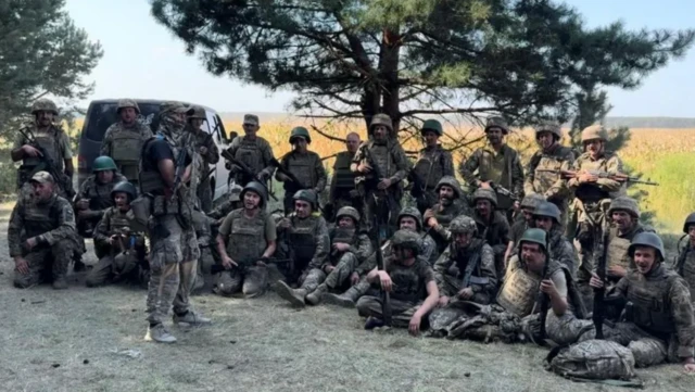 Eğitim alanındaki askerler