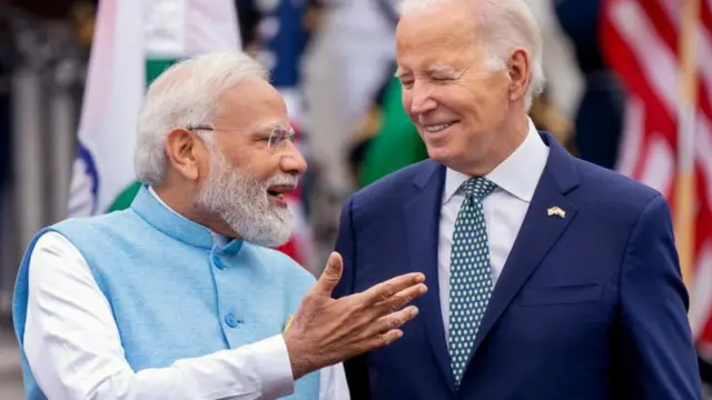 নরেন্দ্র মোদী ও জো বাইডেন