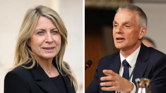 د بي‌بي‌سي عمومي مشر ټېم ډېوي او د خبرې څانګې اجرائیوي مشرې دېبرا ټرنېس استعفاوې وکړې. 