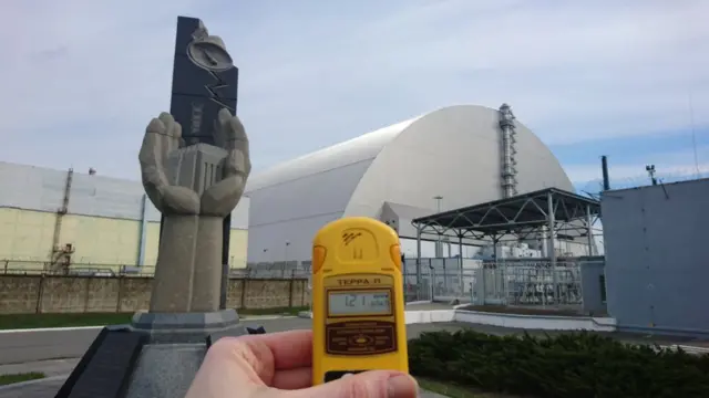 Дозиметр біля ЧАЕС