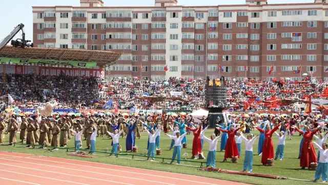 Монголияда "Наадам" улуттук оюндары башталды.
