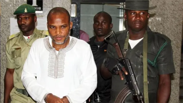 Nnamdi Kanu news today: IPOB Leader Nnamdi Kanu court hearing for Abia fail on Tuesday