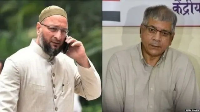 असदुद्दीन ओवैसी और प्रकाश आंबेडकर