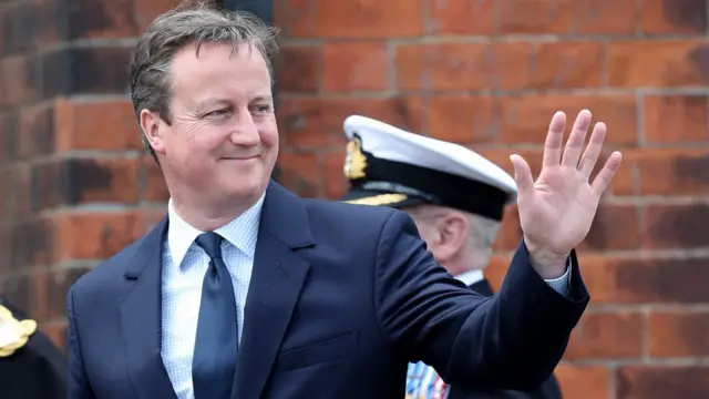 David Cameron, primer ministro británico