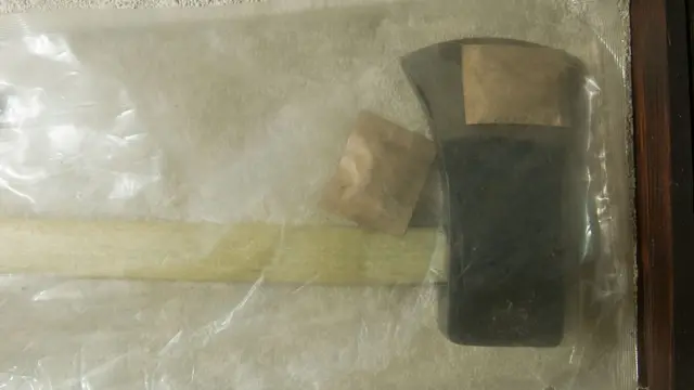 El hacha con que dos soldados estadounidenses fueron asesinados en la ZDC