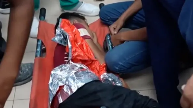 Child inside hospital for Gaza