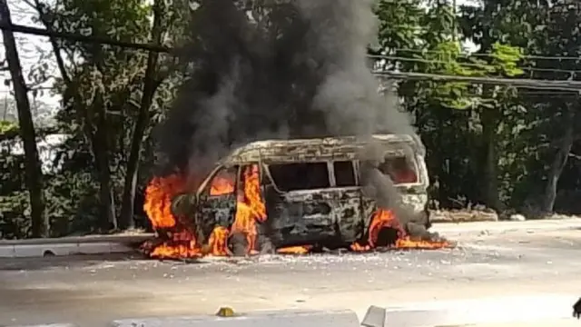 Vehicle fire
