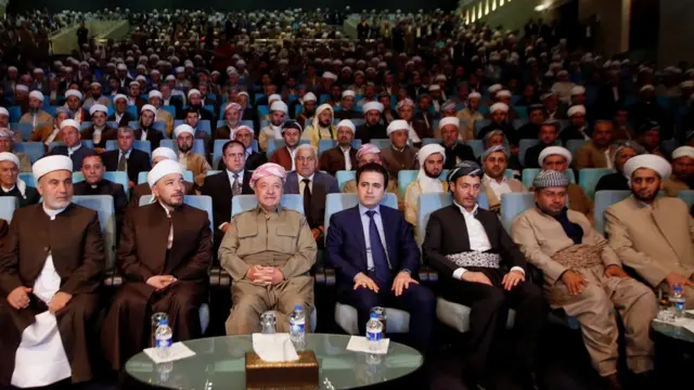 Mesut Barzani ve Kürdistan bölgesi toplum liderleri