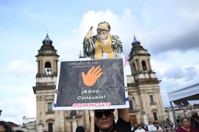 Protesta contra Consuelo Porras