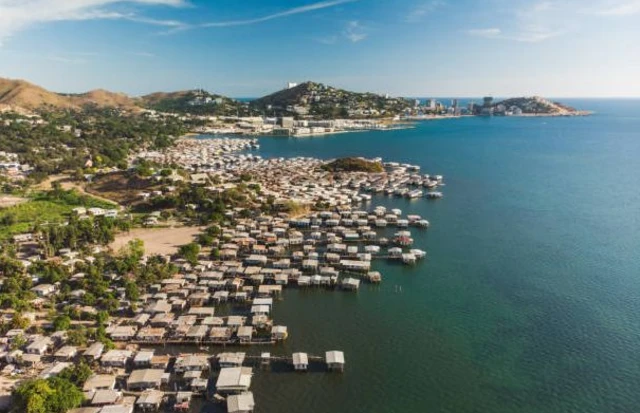 เมืองท่าพอร์ต มอร์สบี เมืองหลวงของปาปัวนิวกินี 