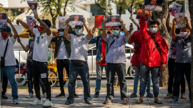  ထိုင်းနိုင်ငံ ဘန်ကောက်မြို့က ၂၀၂၁ ခုနှစ်ဆန္ဒပြပွဲတစ်ခု 