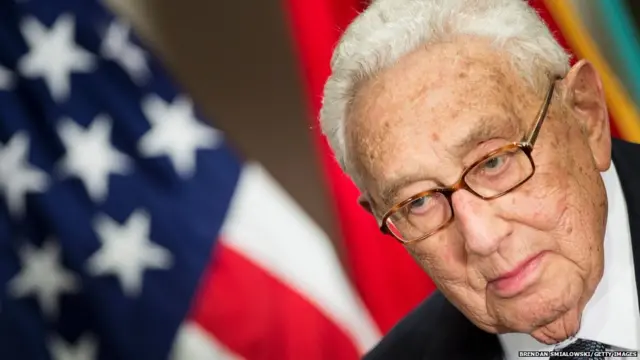 Former US Secretary of State Henry Kissinger