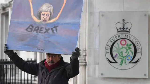 Brexit, pengunjuk rasa