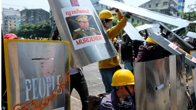 مظاهرات ميانمار