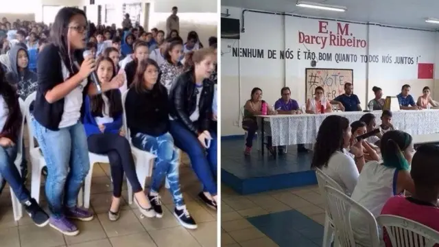 Estudantes falam nas assembleias da Darcy Ribeiro