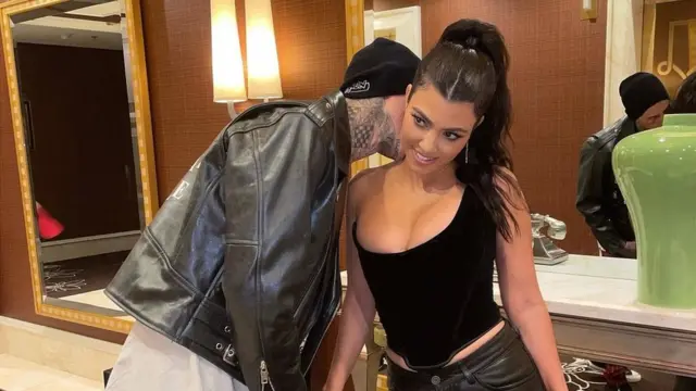 Kourtney and Travis