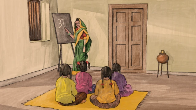 जाईबाई स्कूल में पढ़ाते हुए