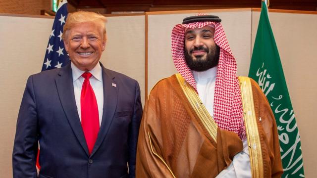 محمد بن سلمان ولیعهد عربستان و دونالد ترامپ