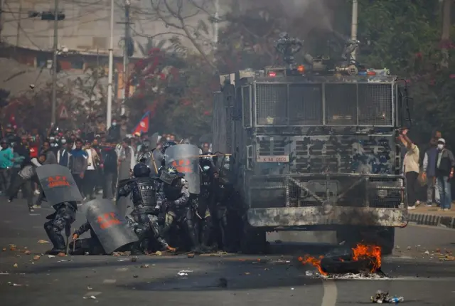 स्थिति नियन्त्रणमा लिन नेपाल प्रहरी र शसस्त्र प्रहरी खटिएको थियो