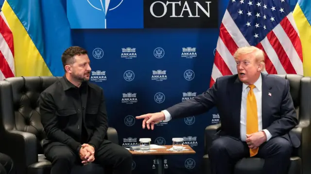 Владимир Зеленский и Дональд Трамп