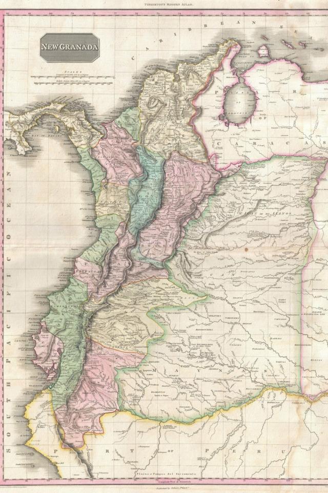 Mapa de la Nueva Granada