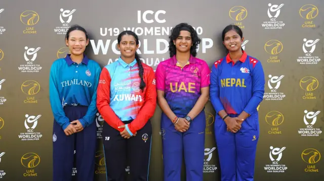 एशिया क्षेत्रीय छनोटमा सहभागी नेपाल, यूएई, कुवेत र थाईल्यान्डका कप्तानहरू