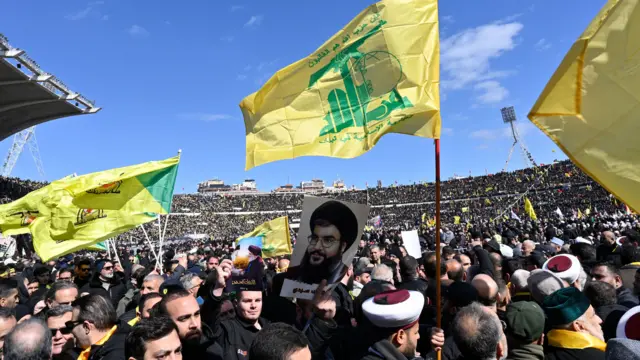 من تشييع الأمين العام لحزب الله الراحل حسن نصرالله